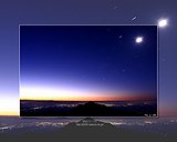 高千穂の峰と夜景